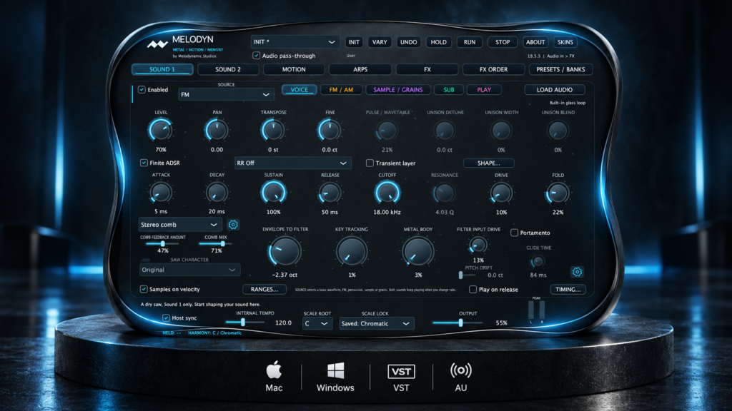 Melodyn software instrument