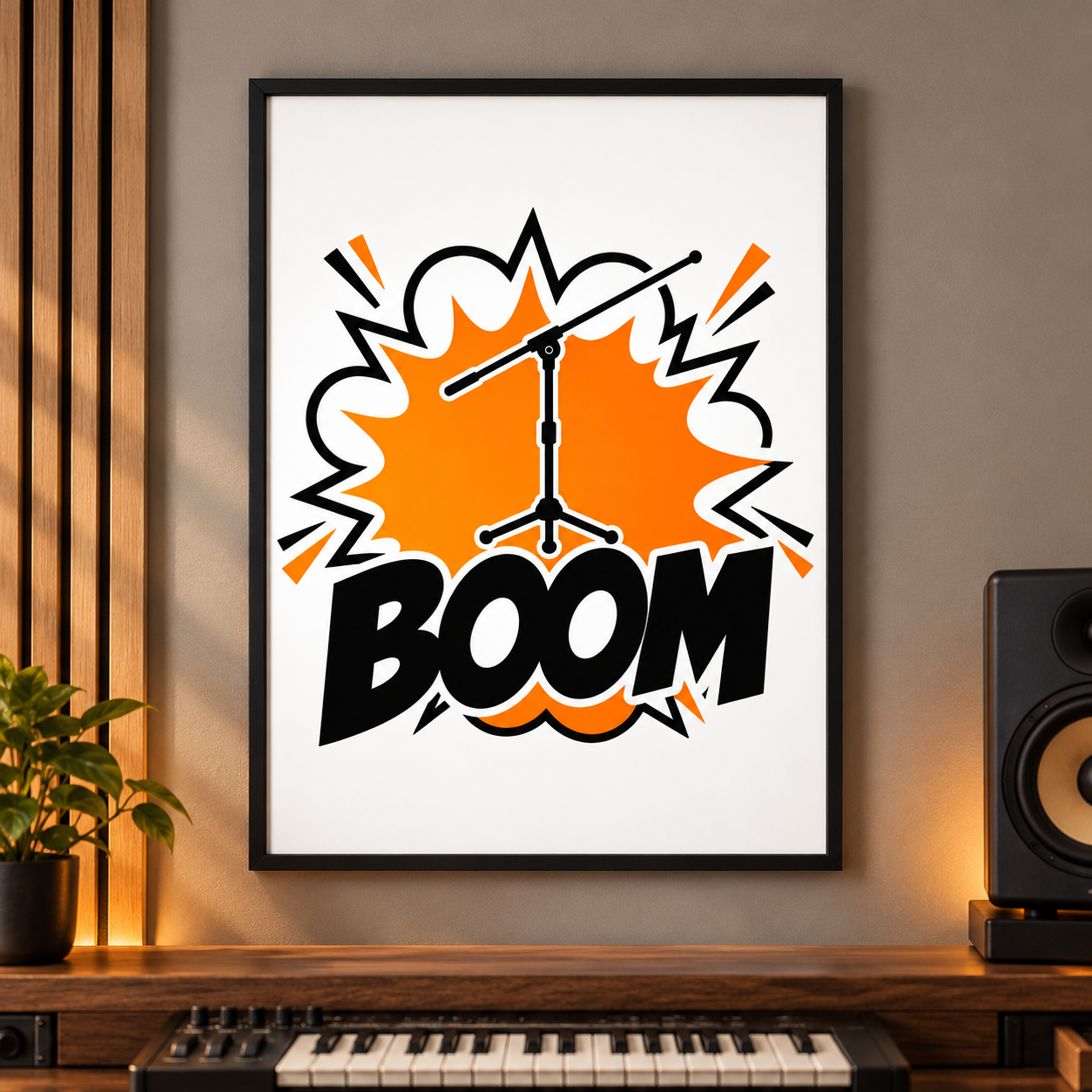 BOOM poster — choose from all available designs